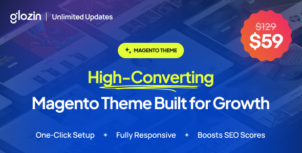 Glozin - Multipurpose Magento 2 / Adobe Commerce Theme - Shopping Magento
