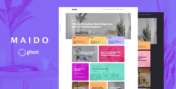 Maido - Multipurpose Ghost Blog Theme - Ghost Themes Blogging