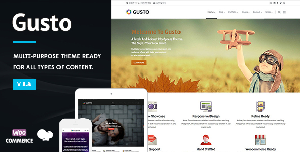 Gusto - Vanguard WordPress Theme - Business Corporate
