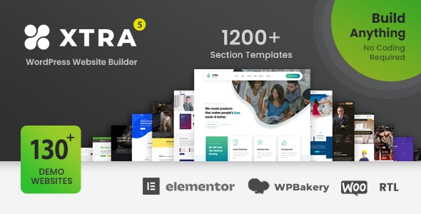 Xtra - Multipurpose WordPress & WooCommerce Theme + RTL - Business Corporate
