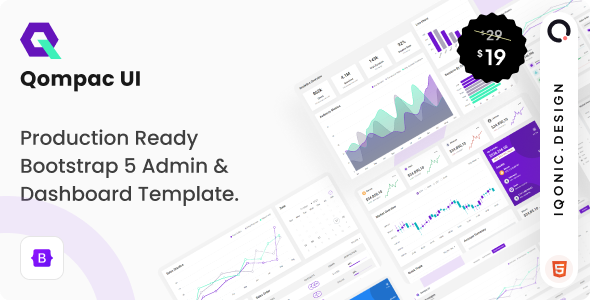 Qompac UI - Admin Dashboard Template - Admin Templates Site Templates