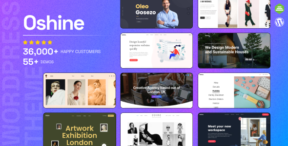 Oshine - Multipurpose Creative WordPress Theme - Portfolio Creative