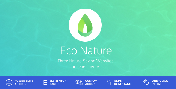 Eco Nature - Environment & Ecology WordPress Theme - Environmental Nonprofit