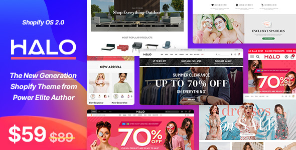 Halo - Multipurpose Shopify Theme OS 2.0 - Fashion Shopify