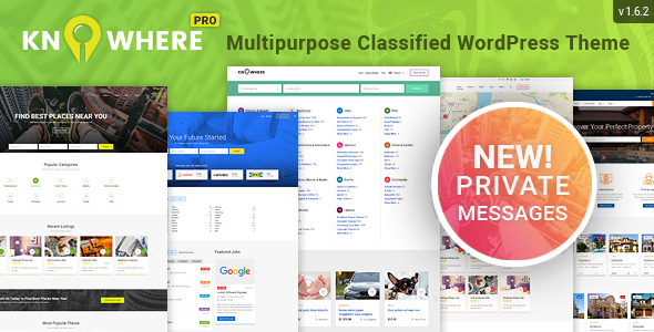 Knowhere Pro - Multipurpose Classified Directory WordPress Theme - Directory & Listings Corporate