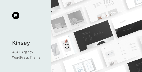 Kinsey – AJAX Agency WordPress Theme - Portfolio Creative