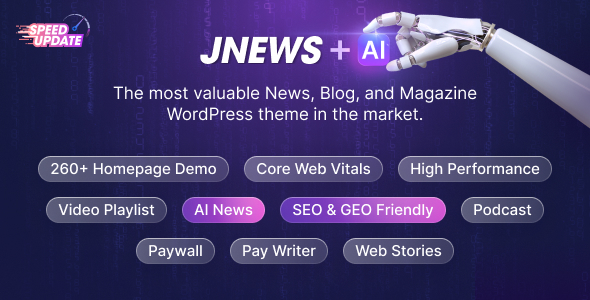 JNews - WordPress Newspaper Magazine Blog AMP Theme - News / Editorial Blog / Magazine
