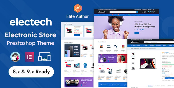 Electech - Electronics Mega Store Prestashop Responsive Theme - Technology PrestaShop