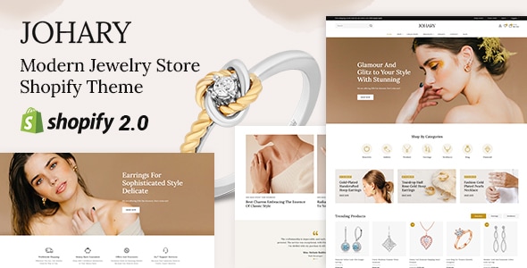 Johary - Handmade Jewelry Store Shopify 2.0 Responsive Theme - Shopping Shopify