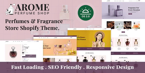 Arome - Modern Perfumes & Fragrance Store Shopify Theme OS 2.0 - Health & Beauty Shopify