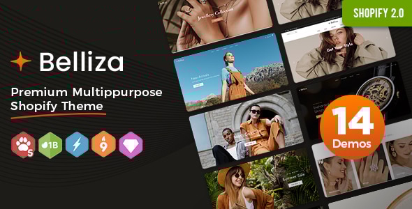 Belliza - Multipurpose eCommerce Store Shopify Theme - Fashion Shopify