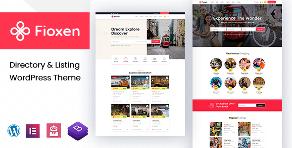 Fioxen - Directory Listing WordPress Theme - Directory & Listings Corporate