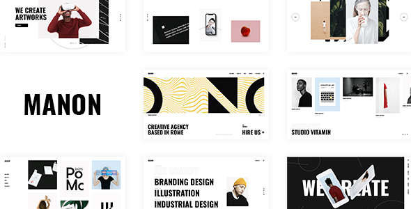 Manon - Portfolio & Agency WordPress Theme - Portfolio Creative