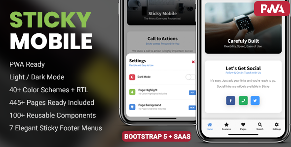 Sticky Mobile - Mobile Site Templates