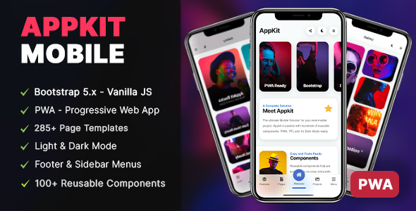AppKit Mobile - Mobile Site Templates