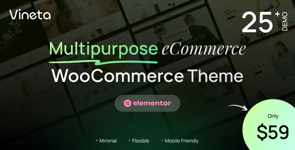 Vineta - Multipurpose WooCommerce WordPress Theme - WooCommerce eCommerce