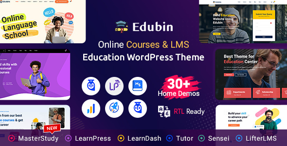 Edubin - Education WordPress Theme - Education WordPress