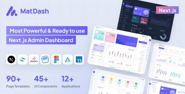MatDash - Tailwind Next.js Admin Template - Admin Templates Site Templates