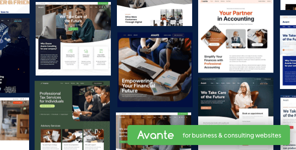 Avante | Business Consulting WordPress - Business Corporate