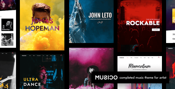 Music WordPress - Music and Bands Entertainment