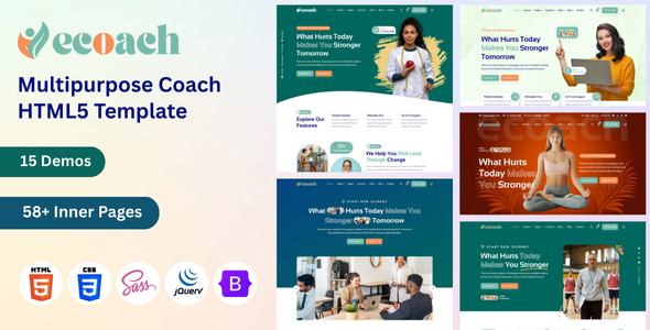 Ecoach - Multipurpose Coach HTML5 Template
