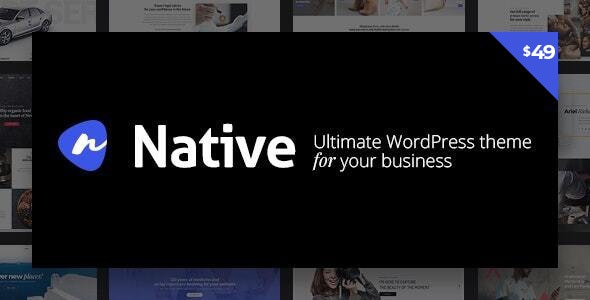 Native - Stylish Multi-Purpose Creative WP Theme - Creative WordPress
