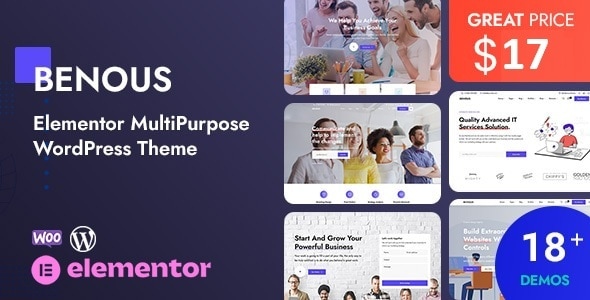 Benous - Elementor Multipurpose WordPress Theme - Business Corporate