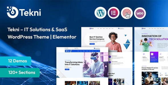 IT Solutions & Technology Services WordPress Theme - Tekni - Technology WordPress