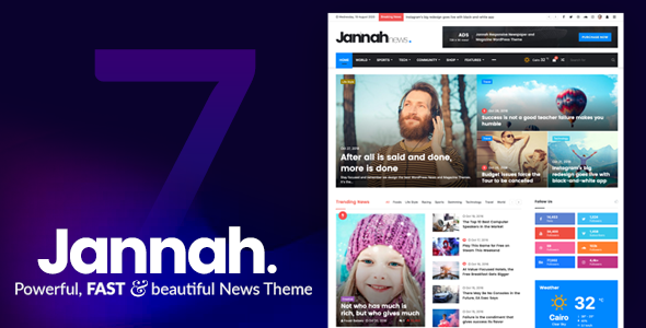 Jannah - Newspaper Magazine News BuddyPress WordPress Theme - News / Editorial Blog / Magazine