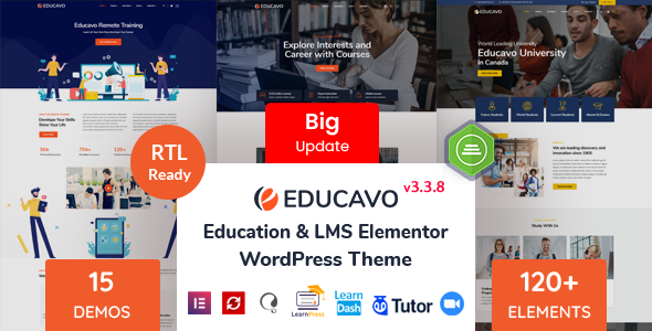 Educavo - Education WordPress Theme - Education WordPress