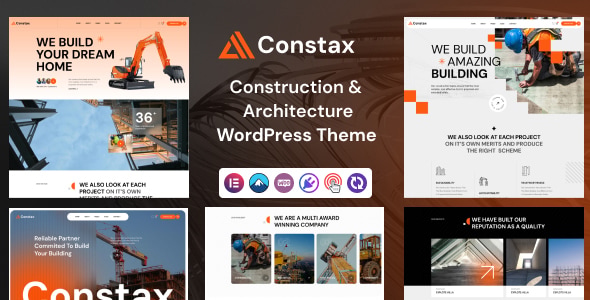 Constax - Construction & Architecture WordPress Theme - Business Corporate