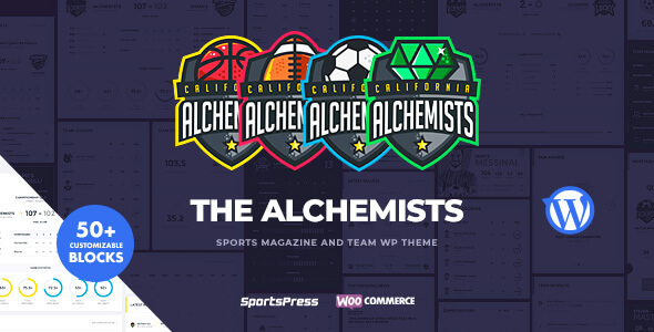 Alchemists - Sports, eSports & Gaming Club and News WordPress Theme - Nonprofit WordPress