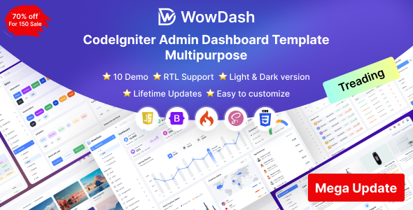 WowDash - Tailwind CSS - Multipurpose Admin Dashboard CodeIgniter Template - Admin Templates Site Templates