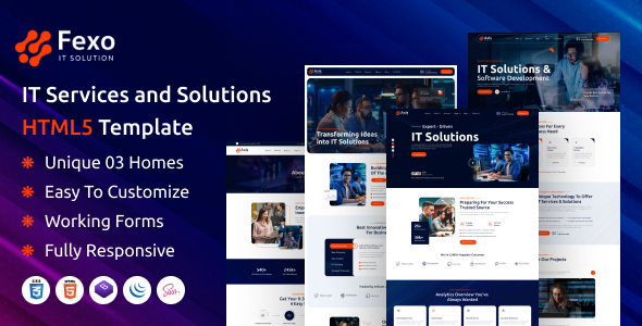Fexo - IT Services Solution & Technology HTML5 Template - Software Technology