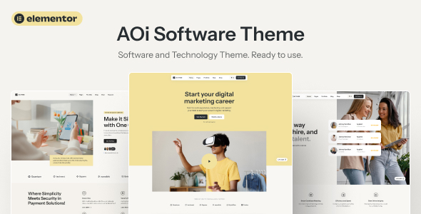 AOi - Software & Technology WordPress Theme - Technology WordPress