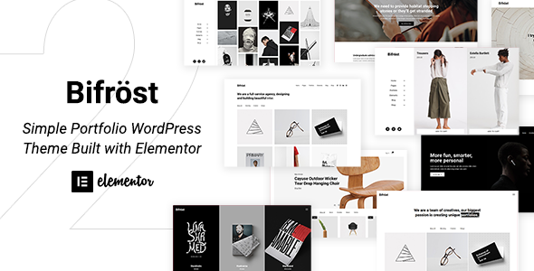 Bifrost - Simple Elementor WordPress Theme - Portfolio Creative