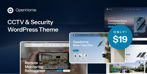 Openhome - CCTV & Security WordPress Theme - Business Corporate
