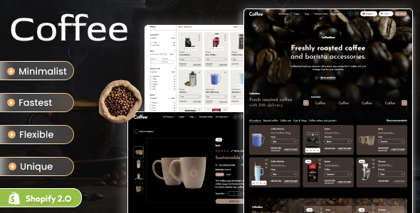 Coffee - Shopify 2.0 eCommerce Theme - Shopping Shopify