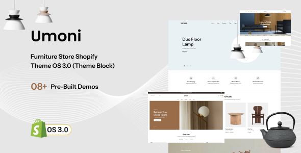 Umoni - Furniture Shopify Theme OS 3.0 (Theme Block) - Shopping Shopify