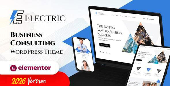 Electric - Elementor Business Consulting WordPress Theme - Business Corporate