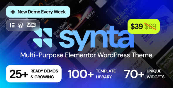 Synta - Multipurpose WordPress Theme - Business Corporate