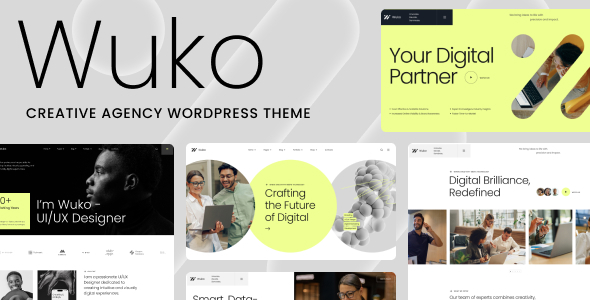 Wuko - Creative Agency WordPress Theme - Creative WordPress