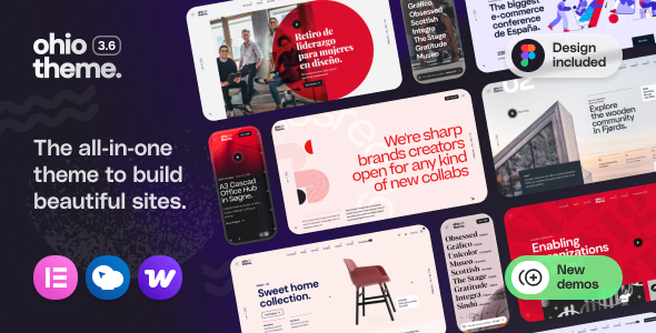 Ohio - Creative Elementor and WooCommerce WordPress Theme - Portfolio Creative