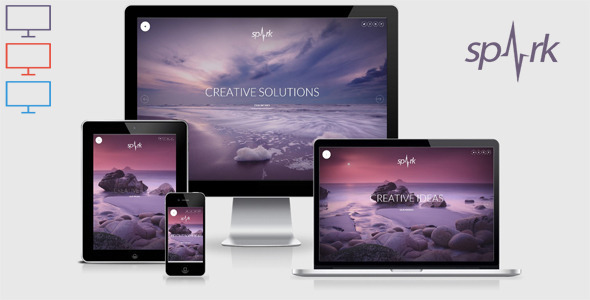 Spark - Responsive Unique HTML 5 Template - Creative Site Templates