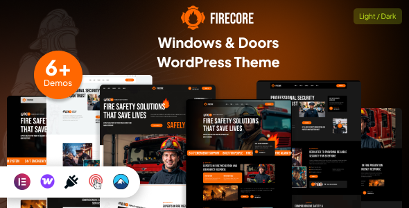 Firecore - Fire & Security Services WordPress Theme - Nonprofit WordPress