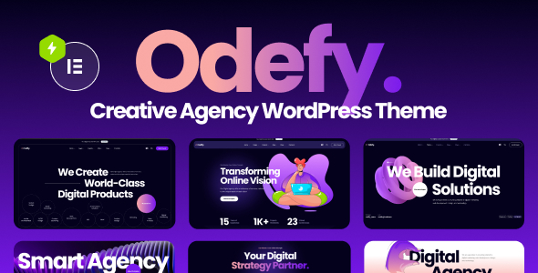 Odefy - Creative Multipurpose WordPress Theme - Creative WordPress