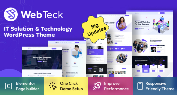 Webteck – IT Solution and AI Technology WordPress Theme - Technology WordPress