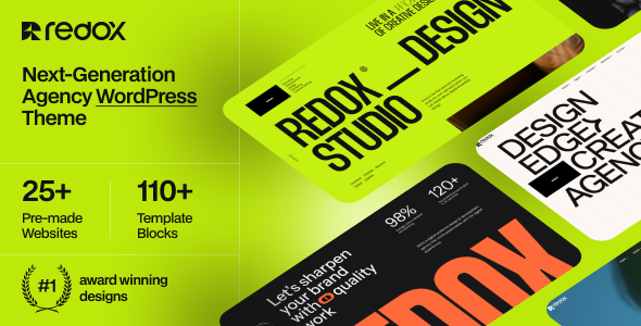Redox - Creative Agency Portfolio WordPress Theme - Creative WordPress