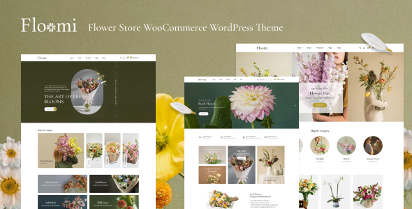 Floomi – Flower Store WordPress Theme - WooCommerce eCommerce