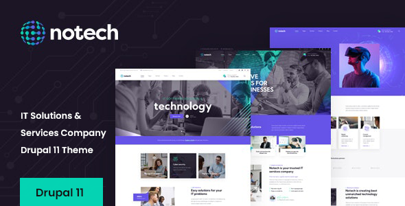 Notech - IT Solutions & Services Drupal 11.3 Theme - Business Corporate